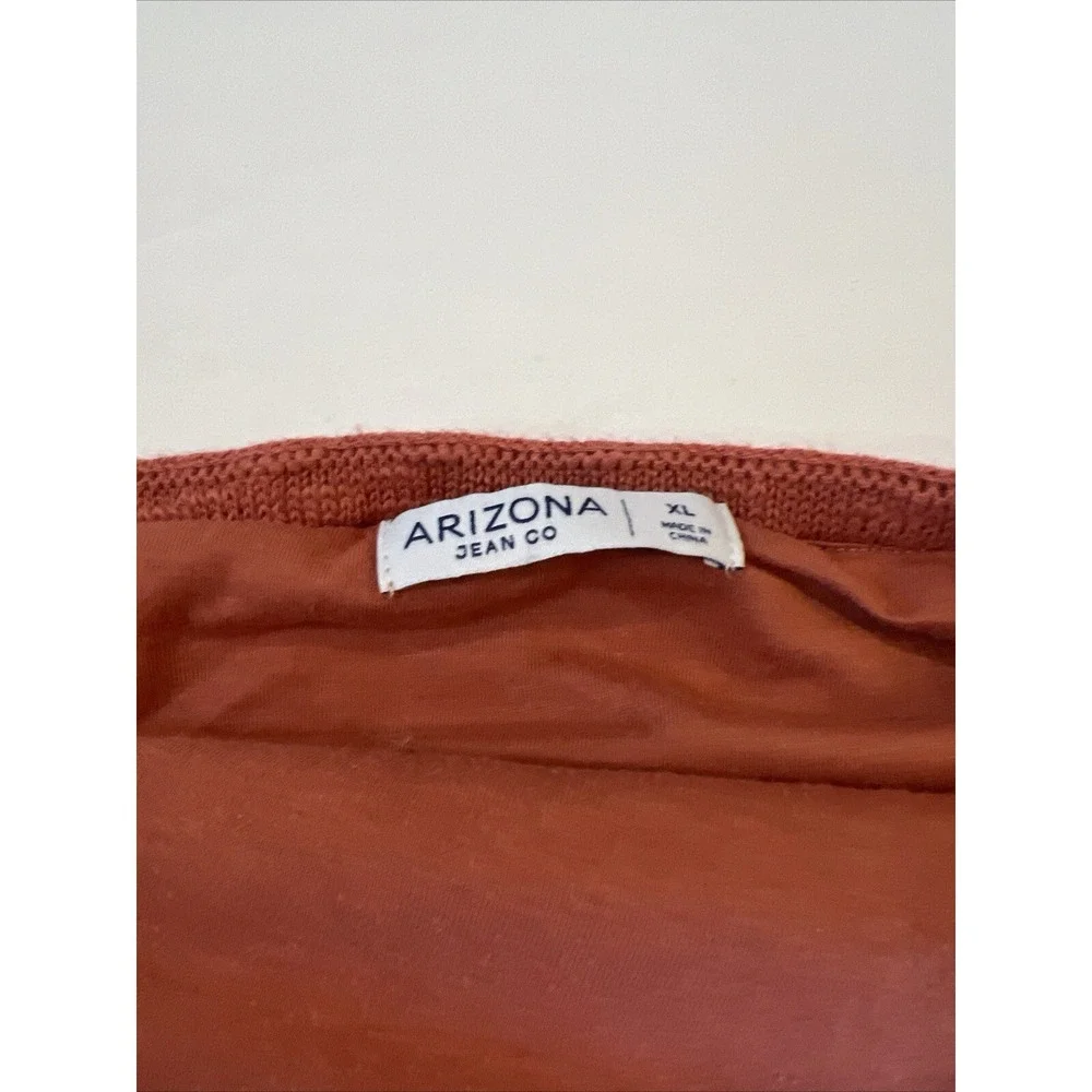 Arizona Knit Cropped Top Redwood Juniors Size XL‎ NWT